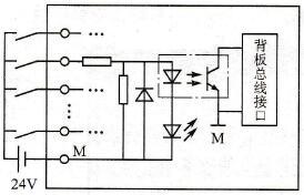 西门子PLC数字量输入模块电路