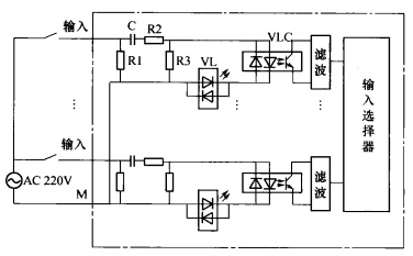 交流输入模块的电路原理图